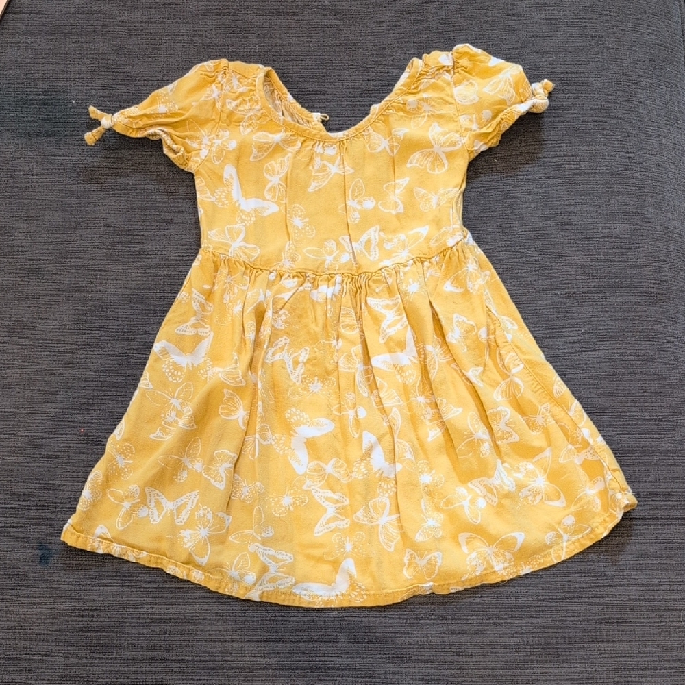 OshKosh B'gosh Yellow Butterfly Dress